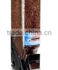 5 Gallon Food Dispenser w/ Label Holder, Continuous Flow - Black(FD-B-0203) thumbnail-5