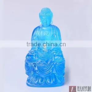WF151 24% Lead Crystal Buddha Glass thumbnail-1