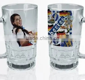 2015 Hot Selling Cheap Sublimation 22oz Glass Beer Mug thumbnail-1