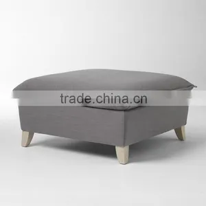 Customized Gray Fabric Chair With Ottoman Avaliable OT4037 thumbnail-1