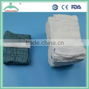 High Quality Surgical Lap Sponges(abdominal Gauze) Blue Loop and x Ray Chips thumbnail-1