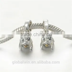 Dog Metal Charms European Charm Bracelet Necklace 100% Real 925 Sterling Silver S191 Best Gifts For You Or Friends thumbnail-4