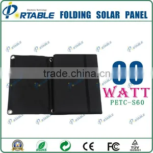60w Folding Solar Panel Charger for Tablet Laptop thumbnail-3