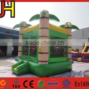 Commercial Tropical Theme Double Lanes Inflatable Water Slide For Sale thumbnail-6