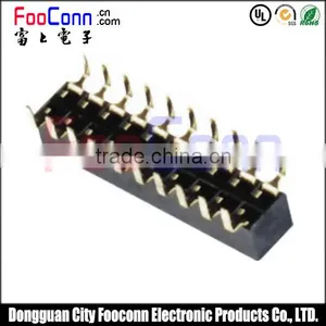 2.54mm Female Header Dual Row Bottom Entry Connector thumbnail-2