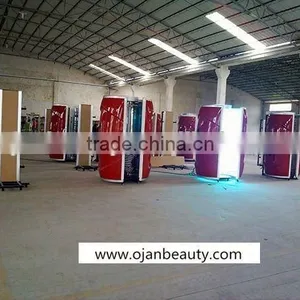 Commerical Stand up Tanning Bed Orange Vertical Skin Solarium Tanning Bed thumbnail-3