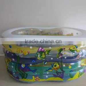 Yiwu Factory Price New Round Deep Design Inflatable Phthlate Free Pvc Swimming Pool for Child thumbnail-4