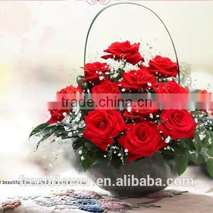 Export Cut Fresh Flower of Red Rose Flower From China thumbnail-3