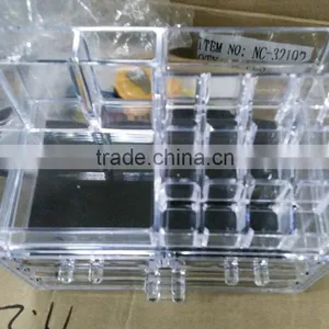 Wholesale Clear Cosmetic Acrylic Makeup Organizer Cosmetic Multifunctional Storage Box thumbnail-3