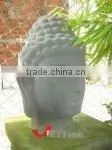 Sandstone Buddha Head thumbnail-1
