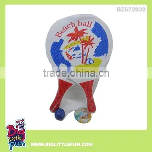 Wooden Beach Racket Set Toy thumbnail-1