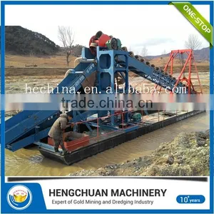 Hot Selling Gold Mining Machine Bucket Chain Gold Dredge For Sale thumbnail-1