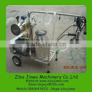 Portable Milk Sucking Machine With Single Stainless Steel Milk Bucket thumbnail-1