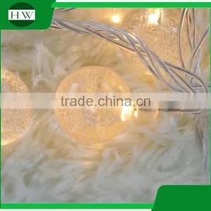 50 LED Warm White Fairy Christmas Wedding Decoration Party Battery Led Crystal Magic Ball Light thumbnail-3