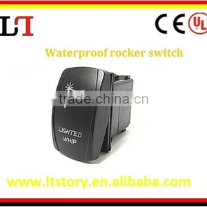 Waterproof Marine Yacht Bus Auto Led Illuminated 12v Auto Boat Rocker Switch Led Light On-off thumbnail-2
