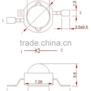 1w High Power Led 3v 460nm 3w High Power Led 460nm 3w High Power Led thumbnail-6