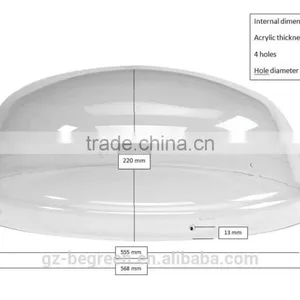 Round Ball Dome Skylight, Polycarbonate Skylight Dome thumbnail-2
