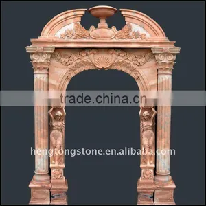 Hand Carved Marble Door Frame for Home Decoration thumbnail-1