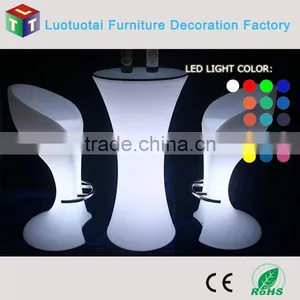 2015 New Design Modern 42'' High-grade Led Bar Stool High Back Wing Chair LED Light Stool Chair LTT-BS04 thumbnail-1