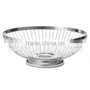 Eco-Friendly Feature and Iron Metal Type Storage Food and Fruit Baskets thumbnail-2