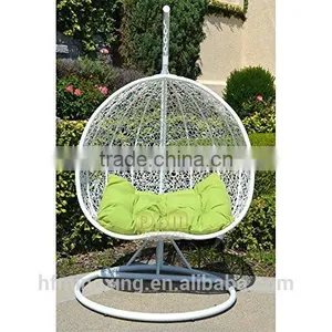 2 Person Seater Egg Shape Wicker Rattan Hammock thumbnail-1