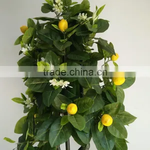Rubber Lemon Tree Artificial Tree With Lemon Decorative Tree thumbnail-2