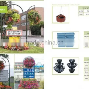 SOL 2015 New Design Plastic Hanging Baskets Pots Hanging Garden Hanging Planter thumbnail-1