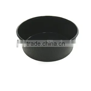 Black Plastic Candle Cup Flat thumbnail-1