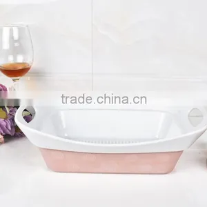 11.5" Square Porcelain Cooking Pot thumbnail-2