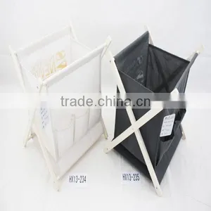 Desktop Storage Basket Foldable Bookrack Office Magazine Rack thumbnail-1