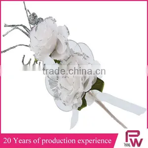 Holiday Time Christmas Decorations Single Stem Silk Flowers thumbnail-4