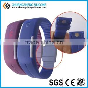 Factory Price LED Watch, Cheap Silicone Wristwatch thumbnail-6