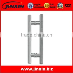 High Quality Stainless Steel H Shape Glass Door Pull Handle thumbnail-1