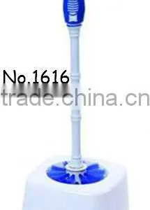New Design Toilet Brush Plastic Cleaning Brush Sets With Holder thumbnail-5