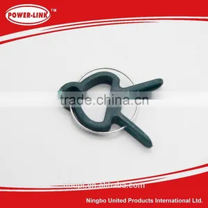 15pc Tail Shape Plastic Garden Plant Tie Clip thumbnail-2