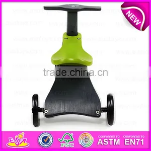 New Style Kids Wooden Tricycle Toys,Manufacturer Safety Baby Wooden Tricycle,ride on Car W16A021 thumbnail-5