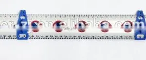 Five Vials Level Spirit Level With Scale Aluminium Level Ruler thumbnail-1