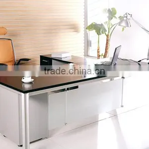 Commercial Furniture General Use and Modern Glass Office Desk thumbnail-1