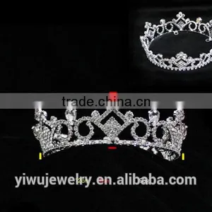 New Design Crystal Pageant Adult Crown Tiaras H172-145 thumbnail-2