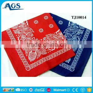 Custom Design Printed Square Bandana, Cotton Cheap Bandana,Paisley Bandana thumbnail-6
