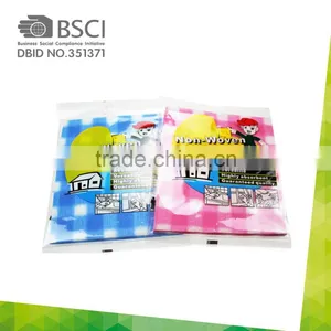 Biodegradable Fabrics/ Eco-friendly Spunlace Nonwoven Disposable Restaurant Washable Dish Cloths thumbnail-1