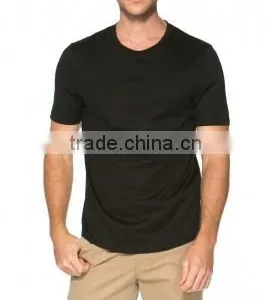 High Quality Low Price Customized Stylish Men's Casual Blank Cotton T Shirt thumbnail-1