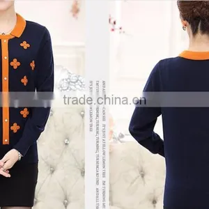 High Quality Woolen Sweater Designs for Ladies,wholesale Sweater as Knitting Sweater for Ladies thumbnail-6