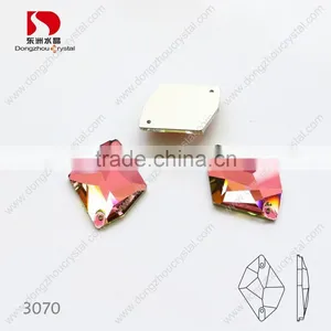 Colors k5 Crystal Sew on Facets Square Stones,special Rhinestones Made in China thumbnail-3