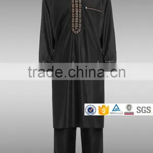 MEN'S MUSLIM ISLAMIC ARABIC ROBES DISHDASHA MORNING GOWNS THOBE thumbnail-1