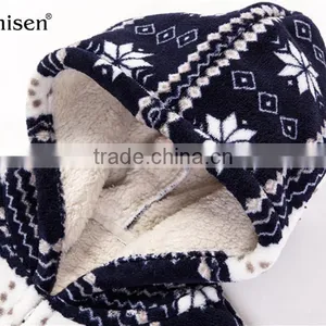 Chinese Wholesale Cheap Printed Fleece Women Jacket thumbnail-3