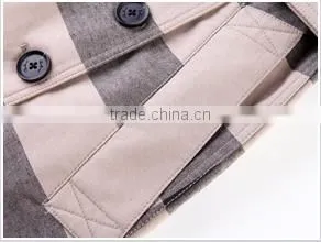 Check Fashion Design Winter Women Coat thumbnail-2