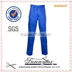 Sunnytex China Best Selling Multipockets Blue Wear Work Trousers thumbnail-1