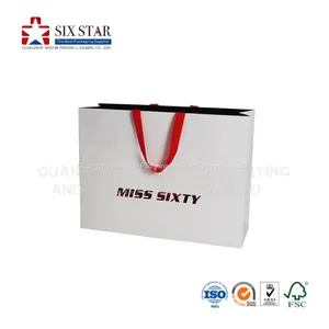 Special White Custom Made Paper Carry Bag for Shopping and Mailing thumbnail-4