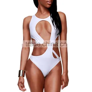 M897 Dingyang Fashion Sexy Backless Cross One Piece Bikini Swimwear thumbnail-1
